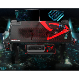 Стол для для компьютера c электрической регулировкой по высоте и RGB-подсветкой