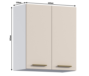 Соренто шкаф 2 дв 60х68 см