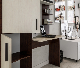 Стеллаж со столом Тесса СБ-2737