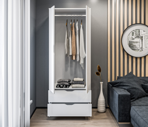 Шкаф с ящиками Бруклин СБ-3345