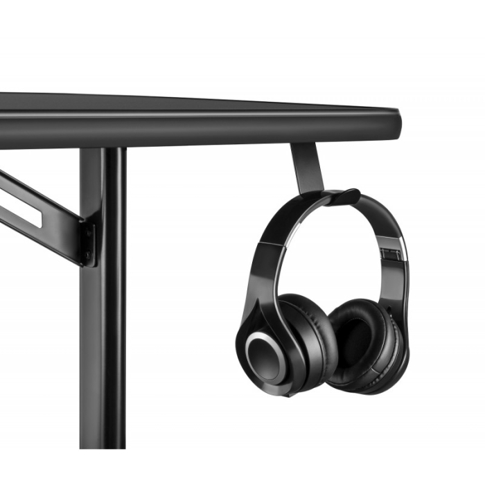 Прямые компьютерные столы, Стол для компьютера c RGB световыми эффектами FoxGear FG-BLD-I49B