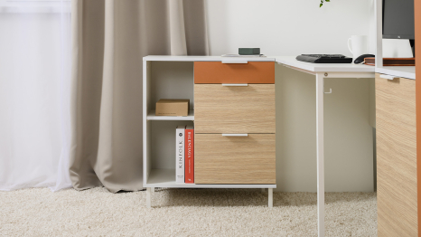 Тумба Марвэл 16.160, белый, плэйн, безмолвная пустыня