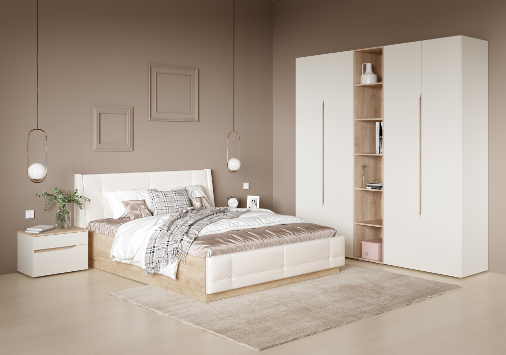 Кровати с мягким изголовьем, Кровать Муссон 11.28 Н