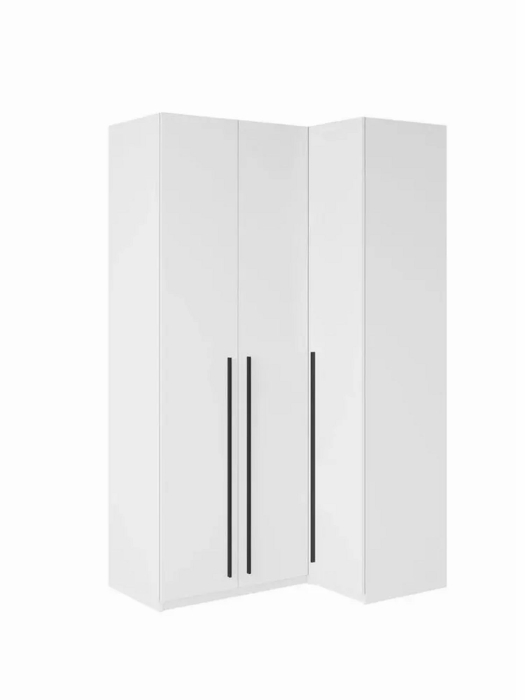 Угловые шкафы, Угловой шкаф для одежды распашной с ящиками, София, 2200х900х1300мм