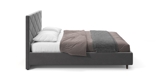 Кровать Lineaflex Аликанте Сканди Newtone Antracite 180x200