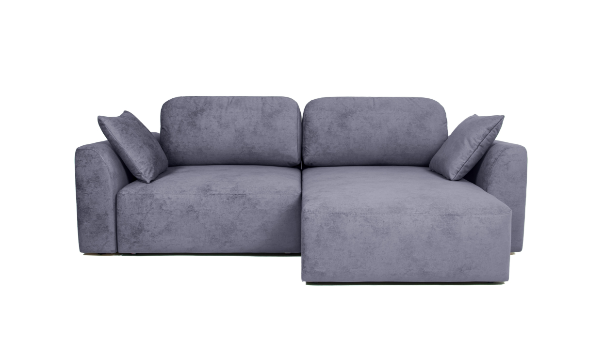 Диваны угловые в гостиную, Диван угловой Trump mini, велюр