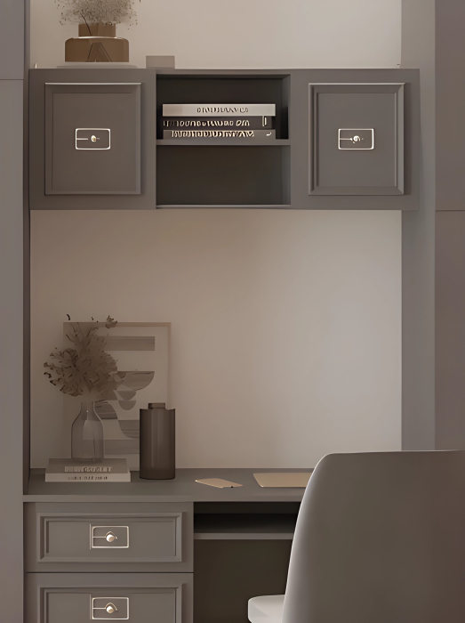 Настенные полки, Шкаф Валенсия навесной 110х35х40 см серебро