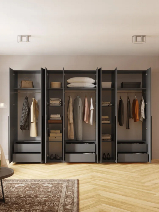 Шкафы распашные, Шкаф распашной 8-ми дверный София 2200х3200х520 мм