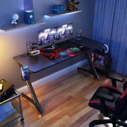 Стол для компьютера (для геймеров) Eureka ERK-TN-Z60-BK