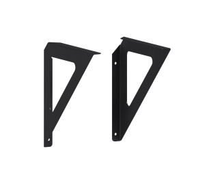 Твин Менсолодержатель для полок СБ-3387;3412 Черный матовый (2шт) (опция)