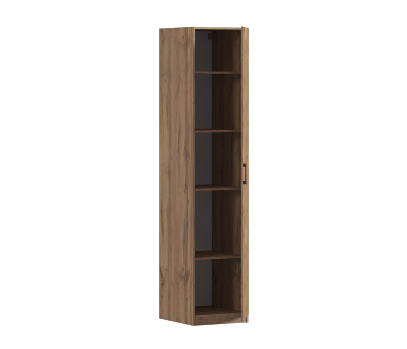 Для одежды, Шкаф однодверный Макс 500 мм, вариант №2 (ЛДСП, дуб вотан)