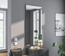 Зеркала в прихожую, Тренд СБ-3462 Зеркало Диамант серый