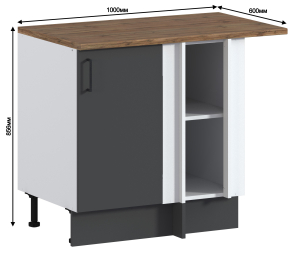 Кейл стол угловой 1 дв 100х86 см