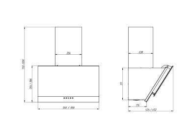 Кухонная вытяжка ELIKOR Жемчуг 60П-700-Е4Д УХЛ 4.2 перламутр/белый