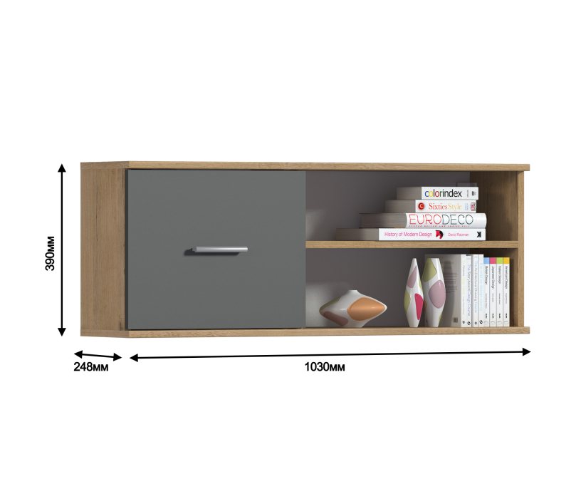 Детские полки, Полка навесная Мамбо СБ-2368