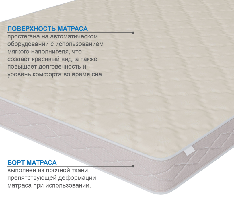 Другие размеры, Матрас Классик-Кармен плюс 1200х2000