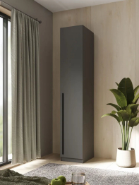 Шкаф для одежды распашной однодверный, София, 2200х400х520 мм