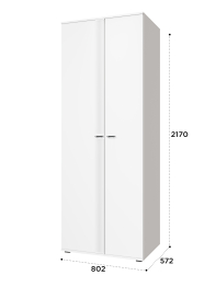 Шкаф для одежды Эмилия ЭЛ-16К глухой
