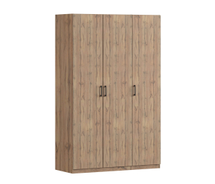 Шкаф трехдверный Макс 1500 мм, вариант №1 (ЛДСП, корпус дуб вотан)