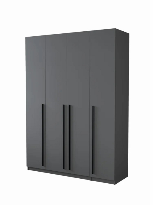 Шкафы, Шкаф для одежды распашной с ящиками 4-х дверный, София, 2200х1600х520 мм