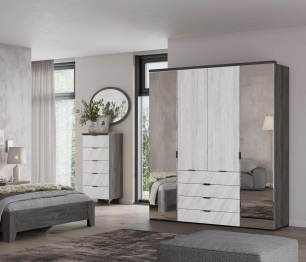 Шкаф Шаде ШК-2912, черный ясень