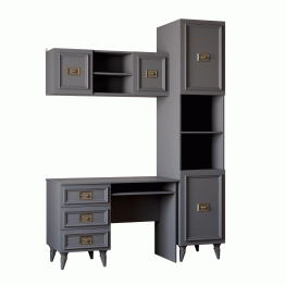 Стол Валенсия письменный (1100х600х750) золото