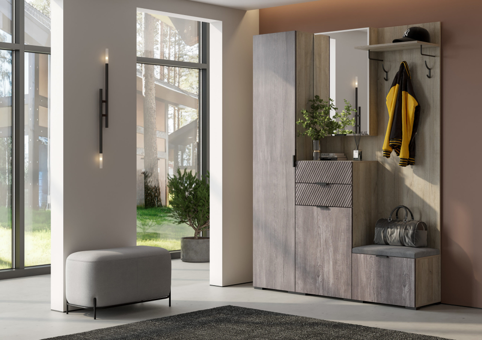 Шаде, дуб серый, черный ясень